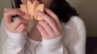 ASMR – 视觉系 听觉系 激烈舔耳 _ YD