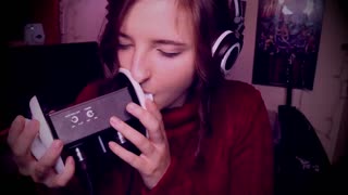 ASMR – 左右耳舔耳朵 _ AftynRose